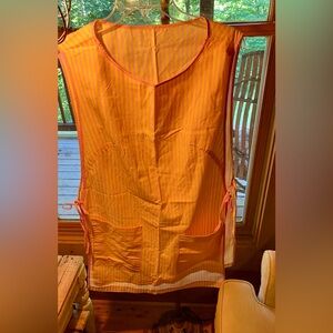 🔥Smock / Apron Striped Large Pockets Side Tie Closure🔥
